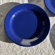 Set of 12 vintage blue ceramic plates D23