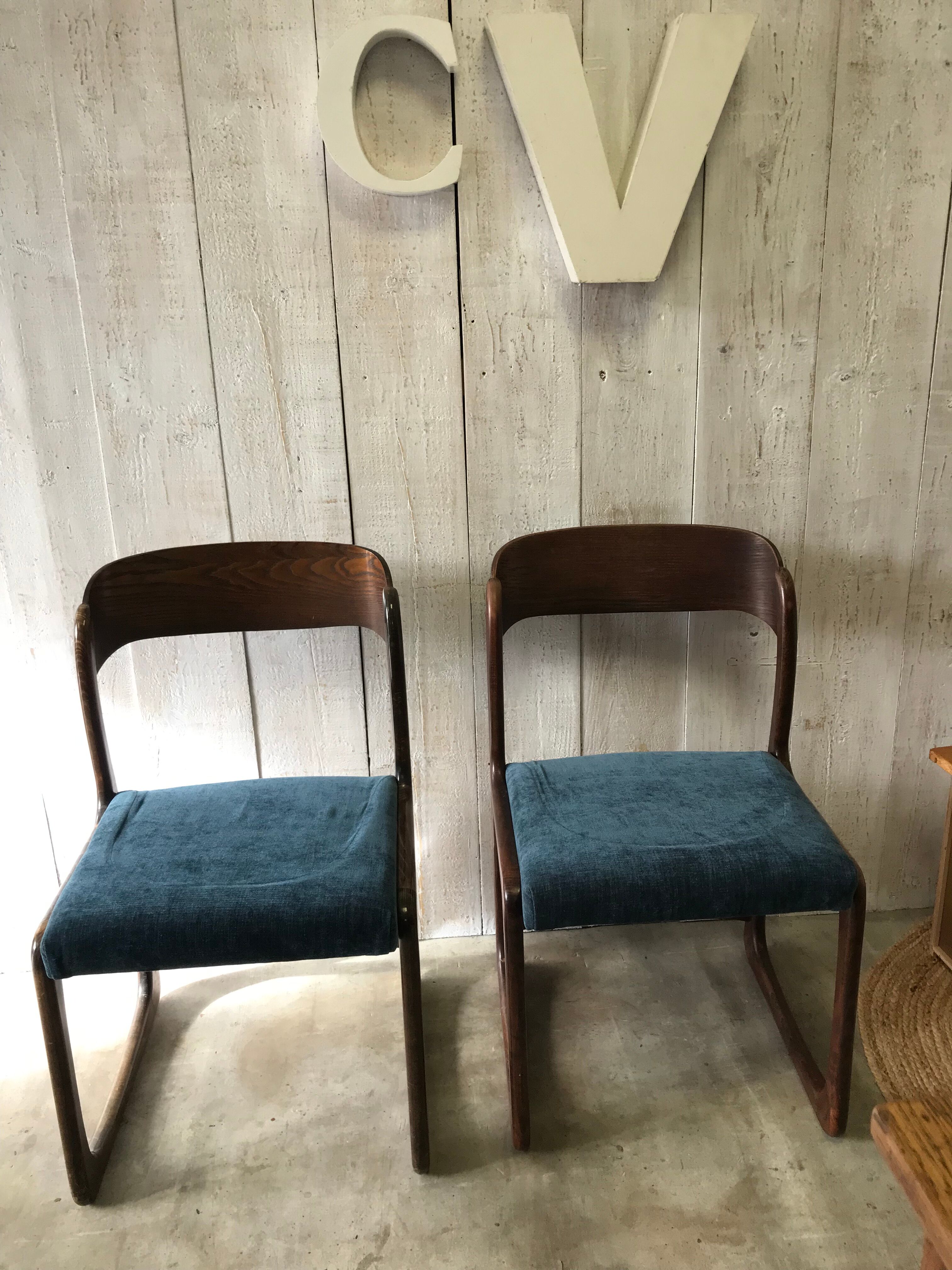 Pair of Baumann chairs