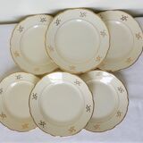 6 vintage Villeroy and Boch dessert plates
