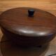 Metal candy maker imitation wood, vintage 60s