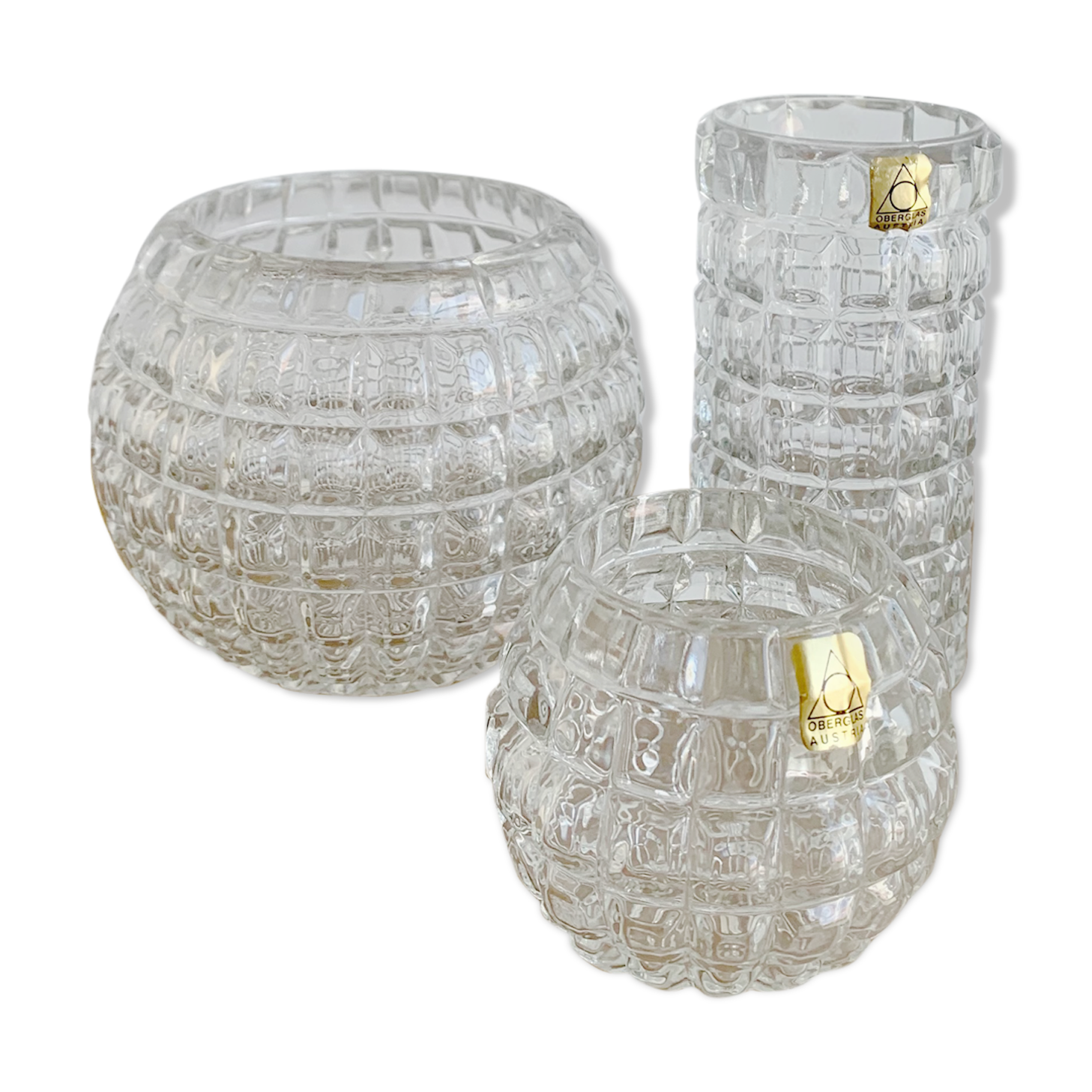 Vases set of 3, Austria, 1970s