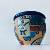 Cache pot ethnique en terre