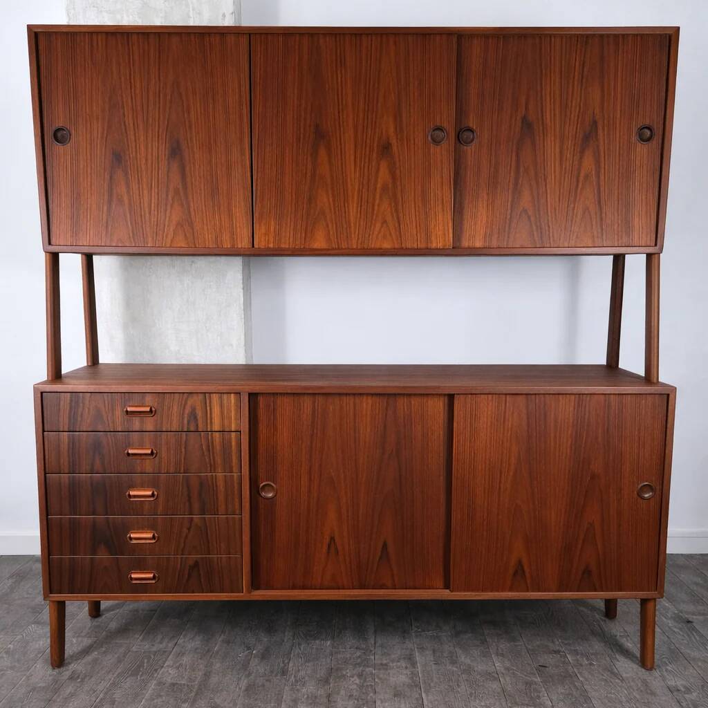 Double enfilade Model 3 in teak by Gunni Omann for Oman Junn Møbelfabrik, Denmark, 1960