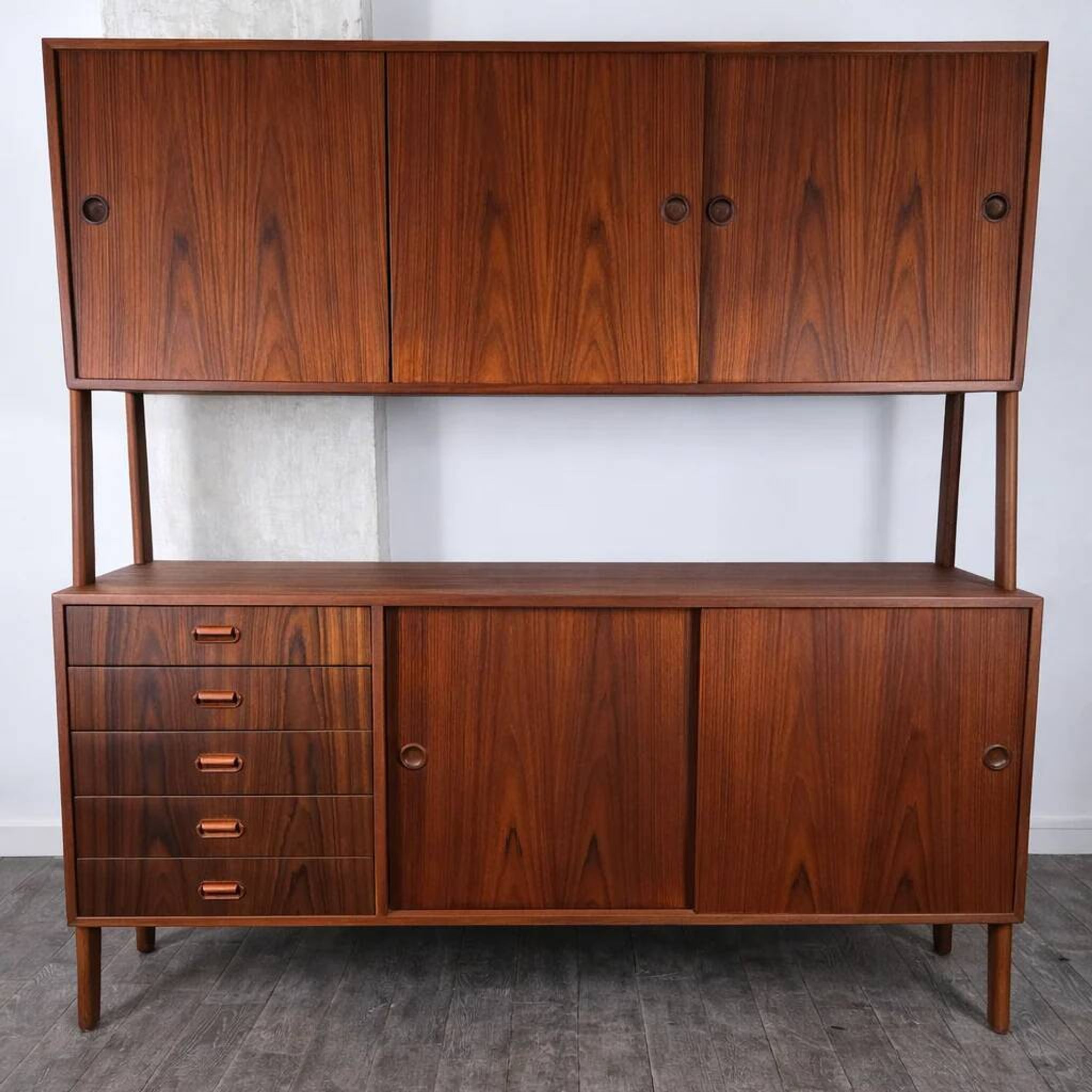 Double enfilade Model 3 in teak by Gunni Omann for Oman Junn Møbelfabrik, Denmark, 1960