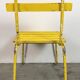 Chaise industrielle vintage jaune, années 1960