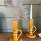 Pair of ceramic candle holders from Biot