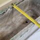 Vintage concrete planters "Chanal Paris", 55 cm