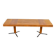 Large Vintage Coffee Table in Wood & Metal 1960