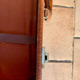 Antique leather suitcases