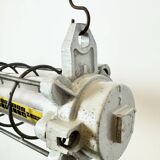 Grey Industrial Hanging Tube Light from Elektrosvit, 1980s