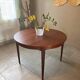 Vintage French house extendable round table (very large when unfolded)