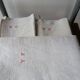 Set of 3 large antique tea towels or hemp towels monogram tf