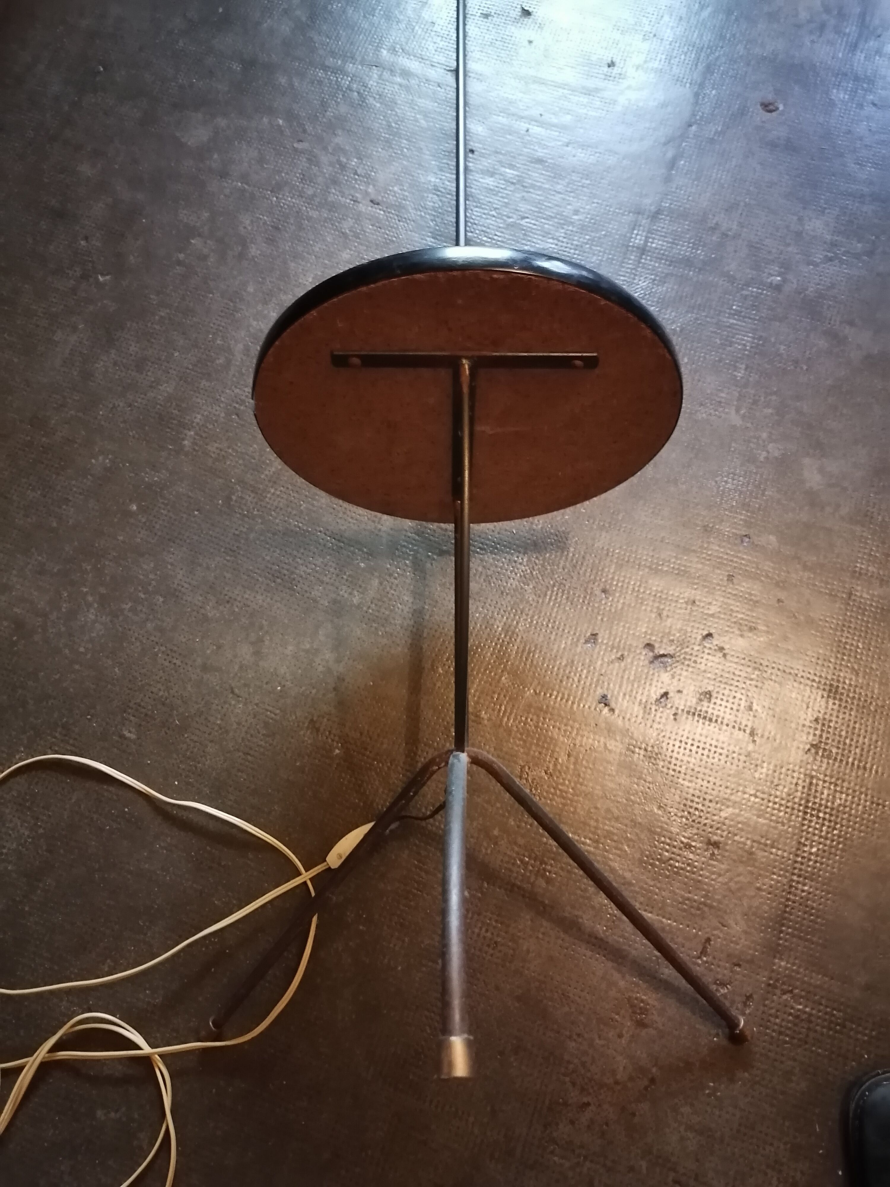 Floor lamp foot 1960 1970 without metal lampshade