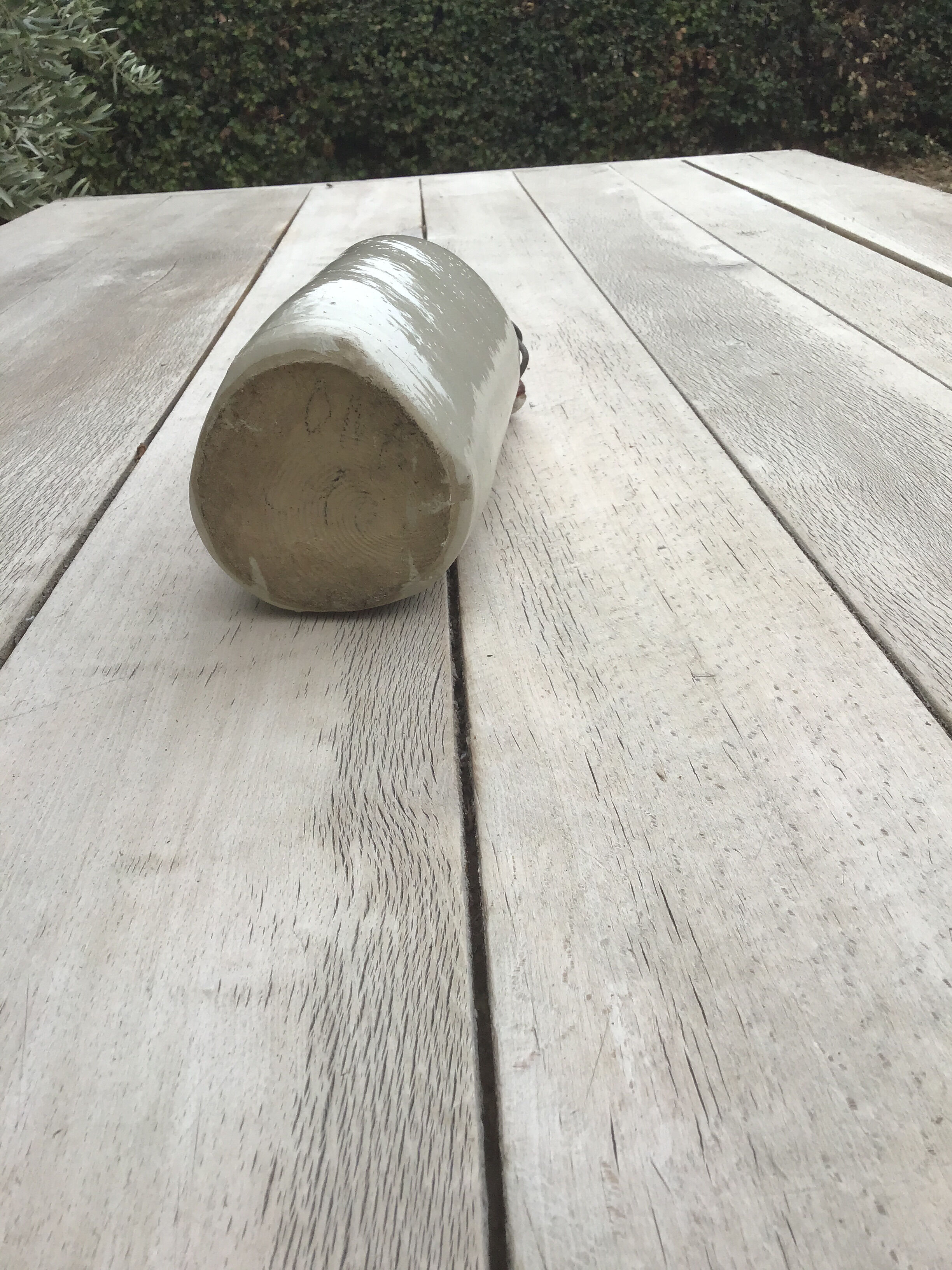 Triangle shaped sandstone bottle