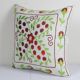 Vintage embroidered cushion cover 41x41 cm