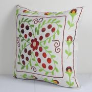 Vintage embroidered cushion cover 41x41 cm