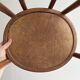 vintage curved wooden children's chair