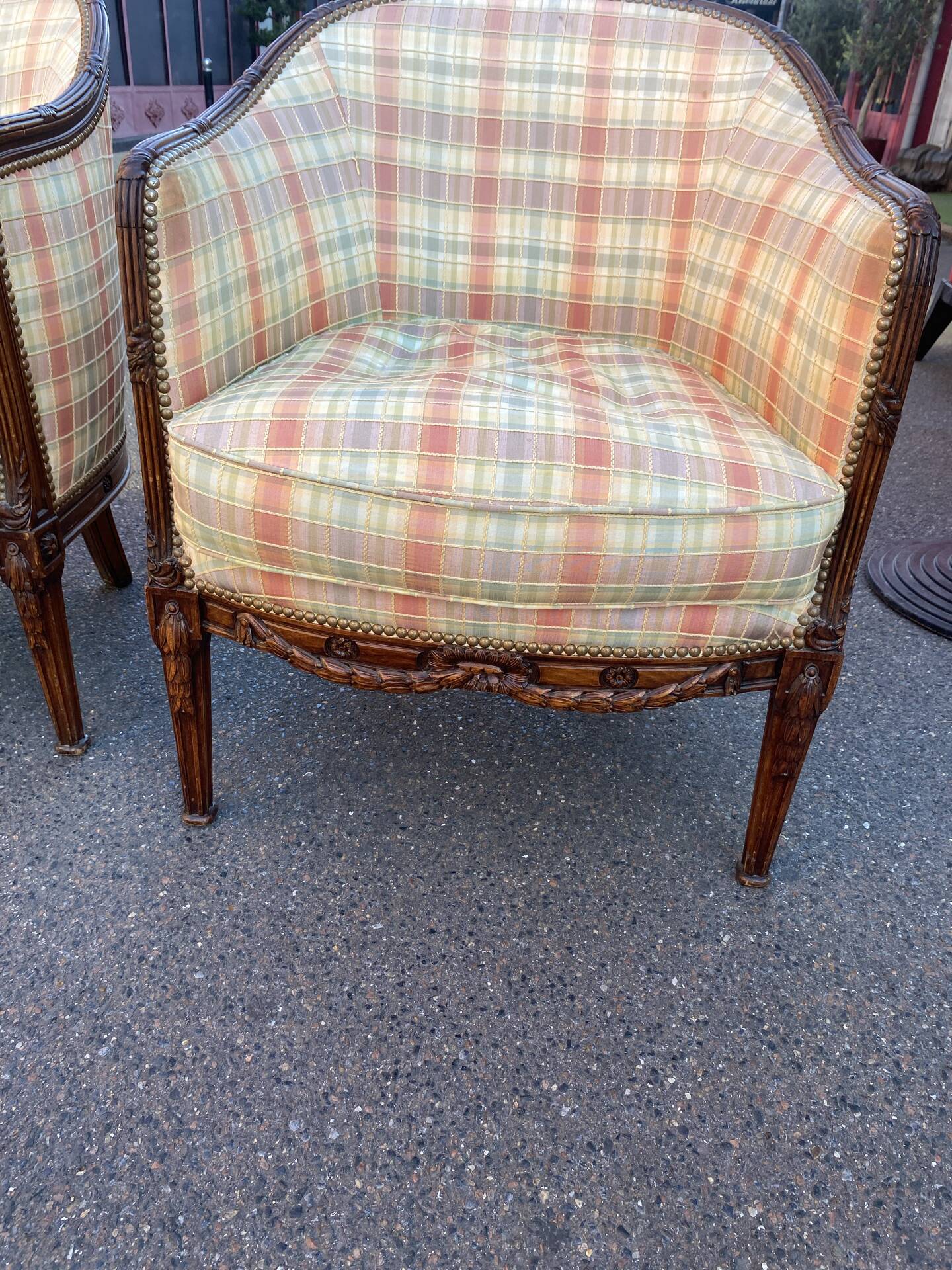 Pairs of armchairs