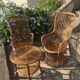 Rattan chair by Dal Vera, Italy 1950