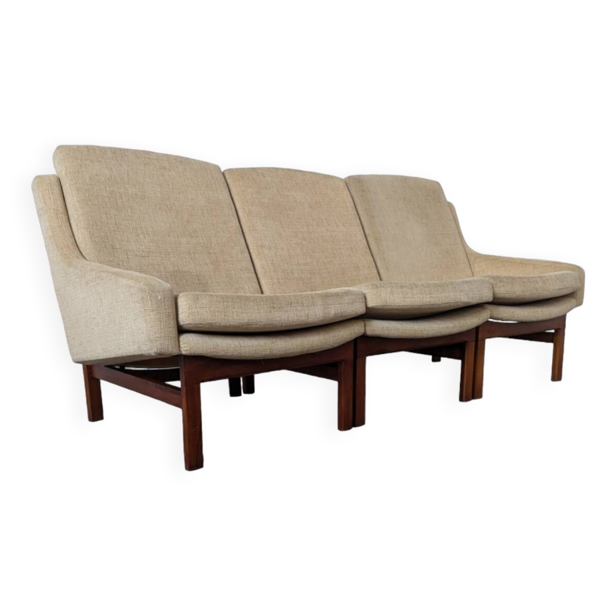 Canapé modulable vintage par Karel Vyčítal pour Dřevotvar Jablonné, 1960