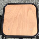 Pair of vintage industrial workshop stools