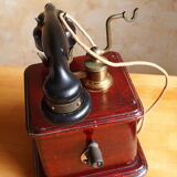 Ericsson antique telephone in wood and bakelite