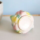 Milk pot patterned fruit peps, 1970
