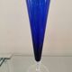 6 vintage Murano glass champagne flutes from the 60s