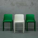 Dinning Chairs by Vico Magistretti for Artemide, set of 3, Italy 1970's