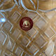 Old walther-glas pocket video vintage moulded crystal rose basket
