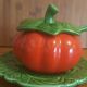 Vintage tomato-shaped slurry