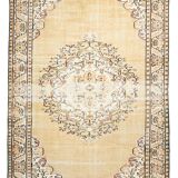 Mustard & Green Handmade Vintage Rug, 184x282Cm