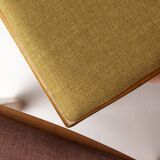 Lot de 6 chaises de salle à manger allemandes vintage, années 1950-1960 | Structure en hêtre