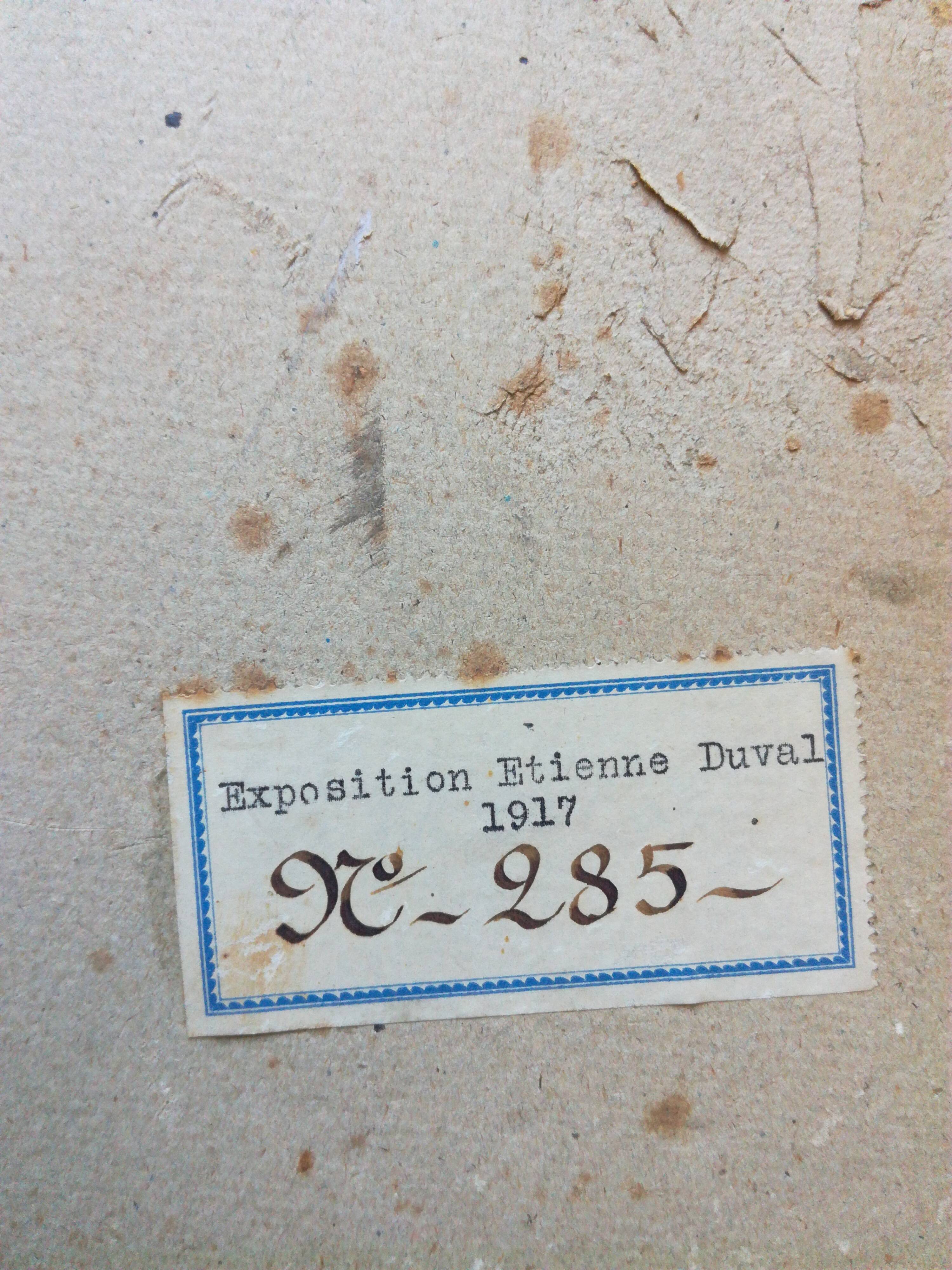 Peinture orientaliste d'Étienne Duval