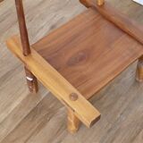 Vintage brutalist chair "Baoulé" 1950