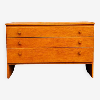 Meredew Chest Of Drawers Three Drawer Teak Cabinet Mid Century Furniture