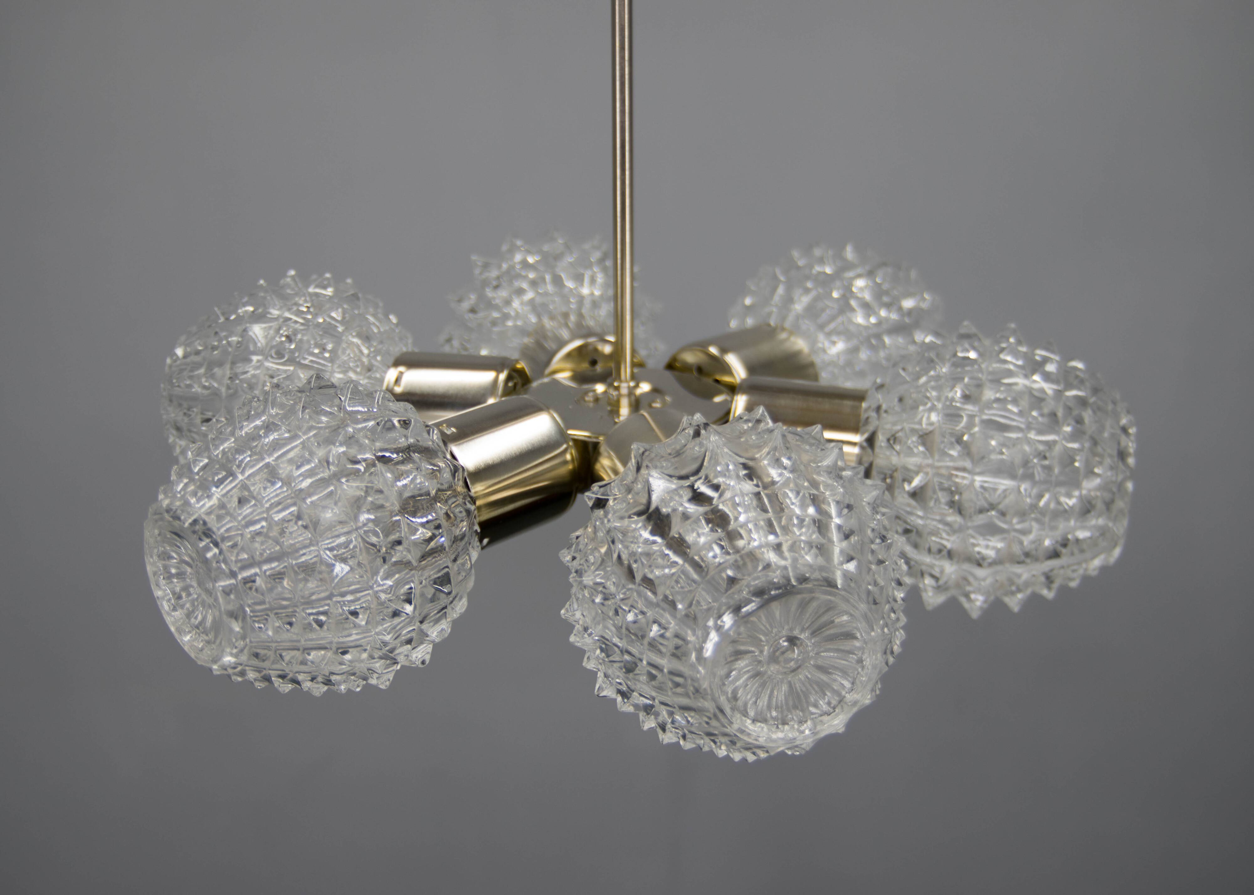 Mid-Century Chandelier by Kamenicky Senov, 1970s