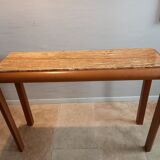 Console marble dore & solid elm
