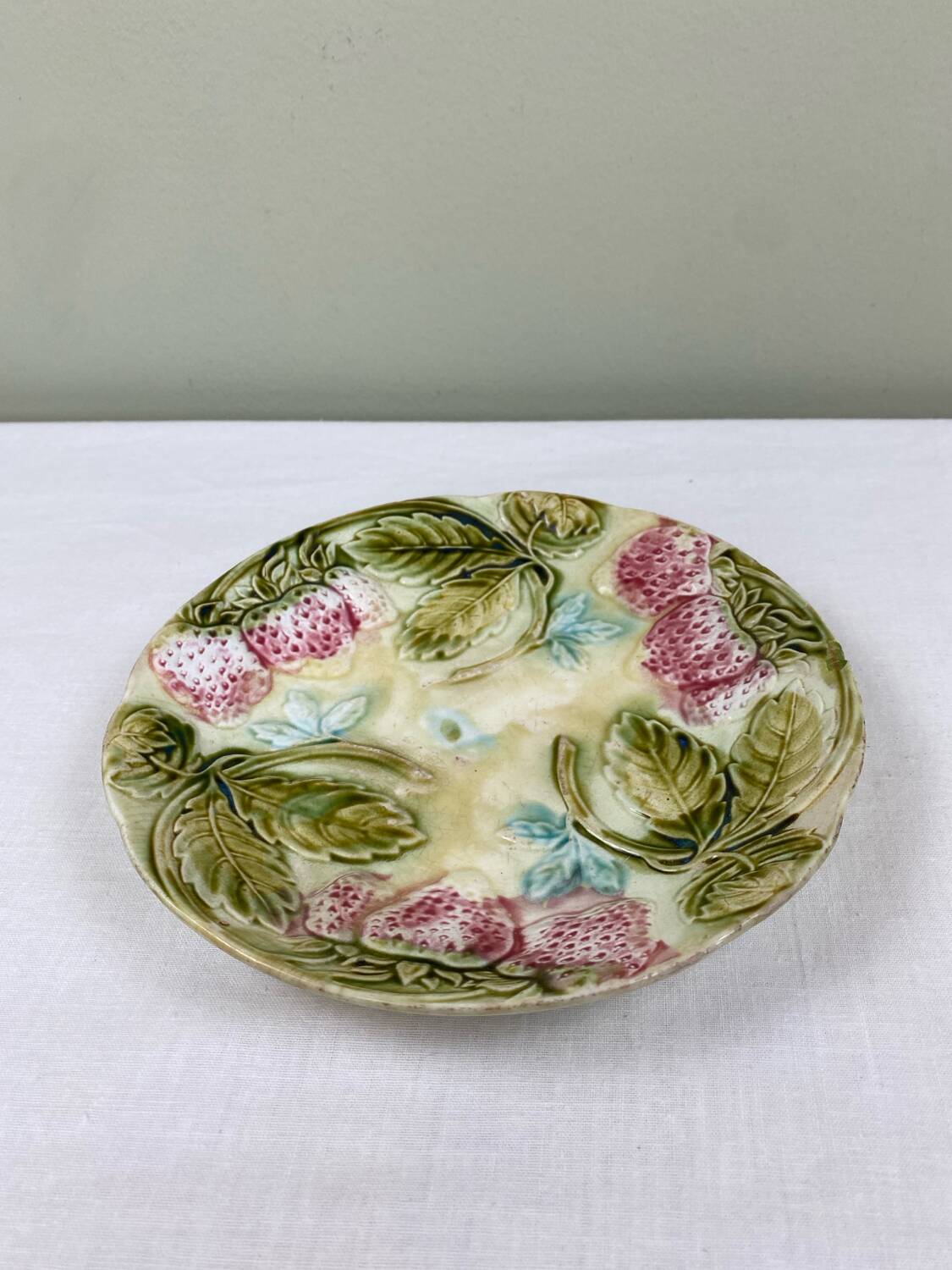 Strawberry slushie plate