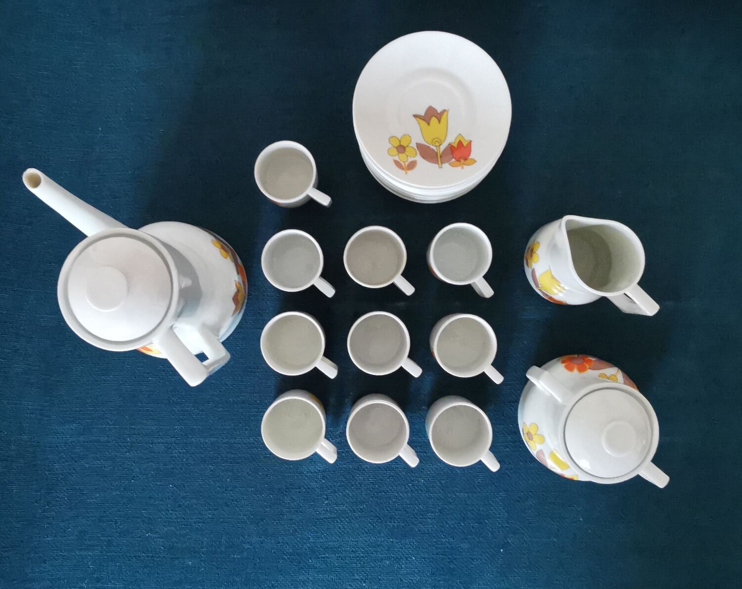 L. Lorioux coffee set 10 cups