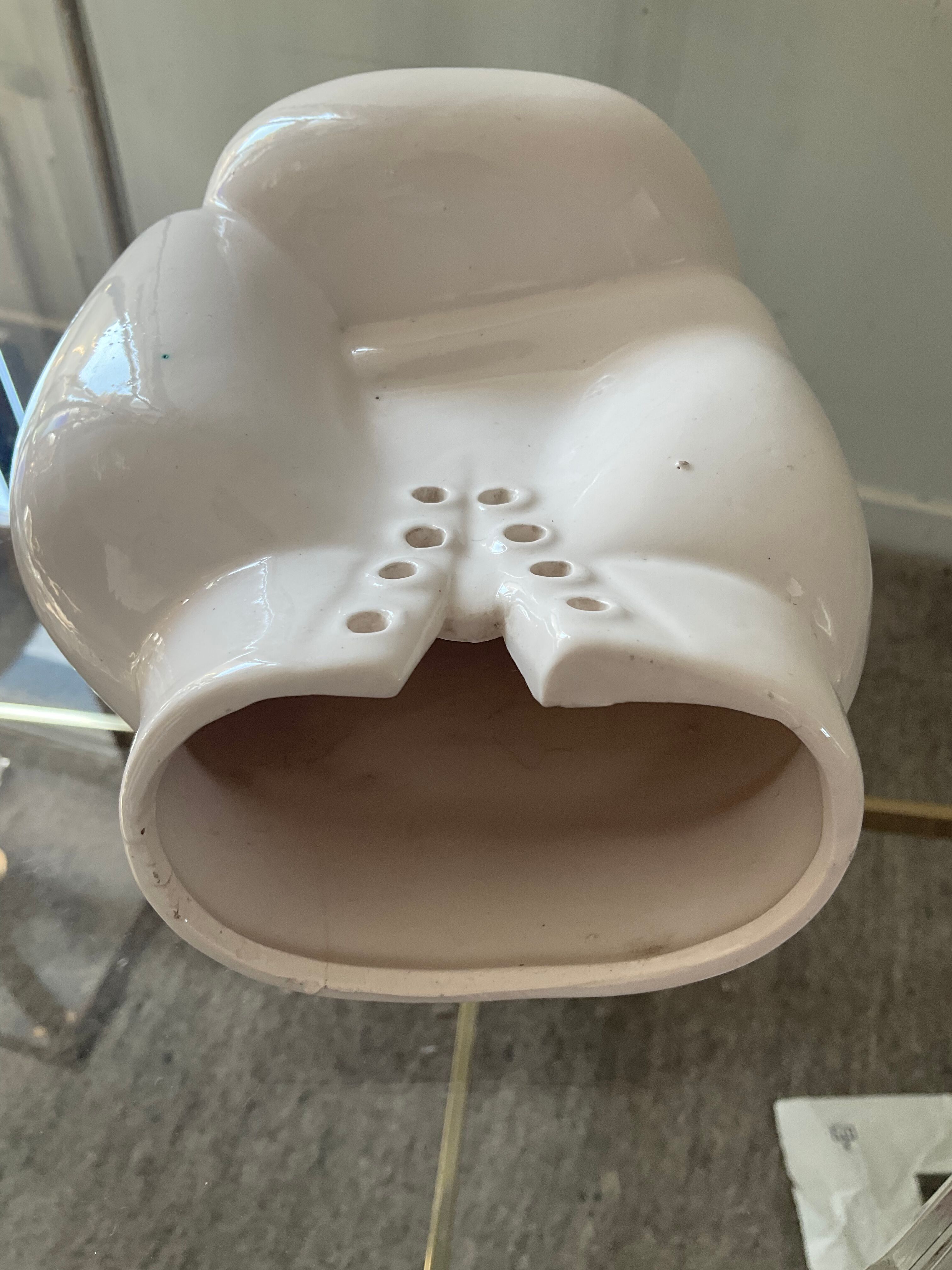 Empty pocket vintage ceramic boxing glove 80s