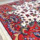 Tapis persan intérieur beige 145 x 72cm