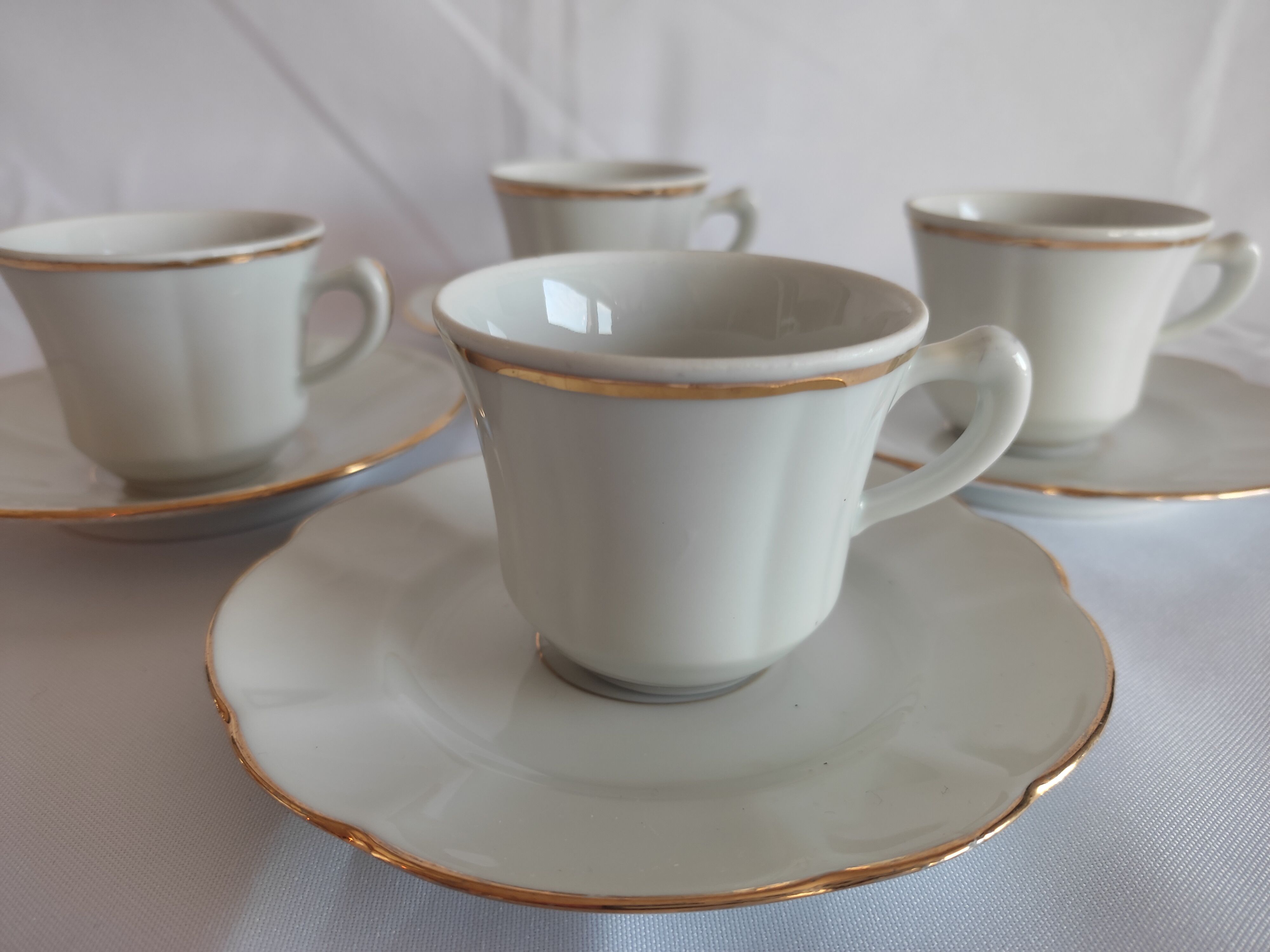 Fine porcelain coffee service