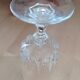 Set of four old foot glasses