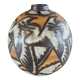 Stoneware ball vase by Charles Catteau for Keramis
