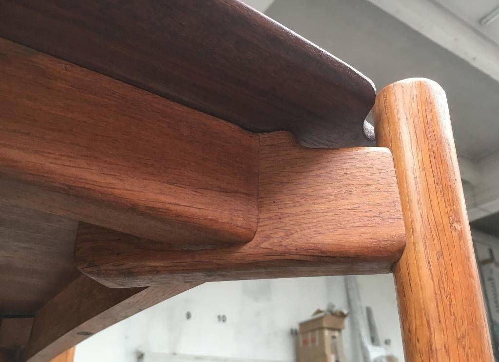 Mid-century German coffee table series 400 in teak by Hartmut Lohmeyer for Wilkhahn, 1950s.