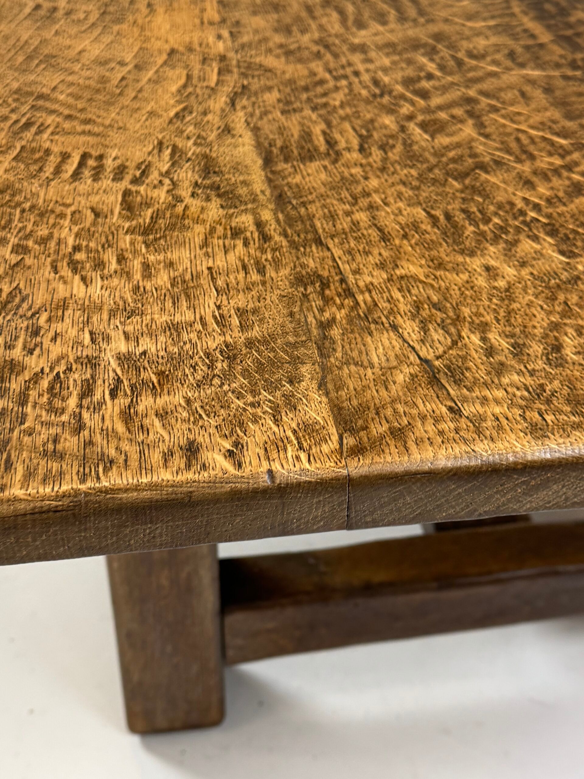 Table de monastère belge en chêne 280 cm