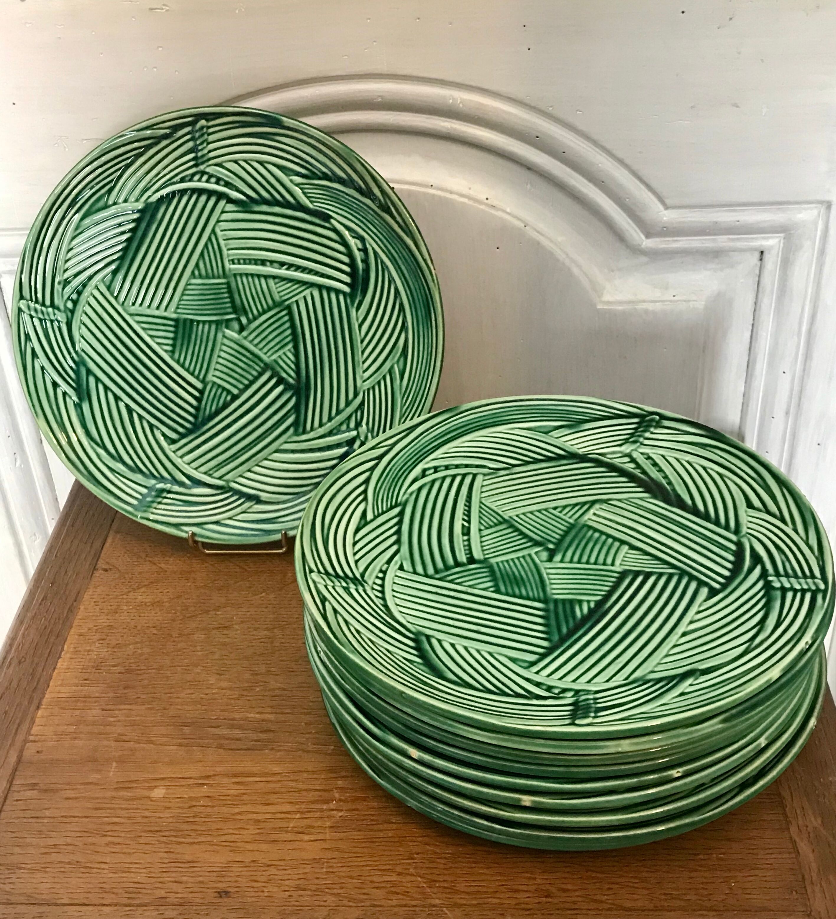 Set of 10 Gien Plates