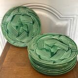 Set of 10 Gien Plates