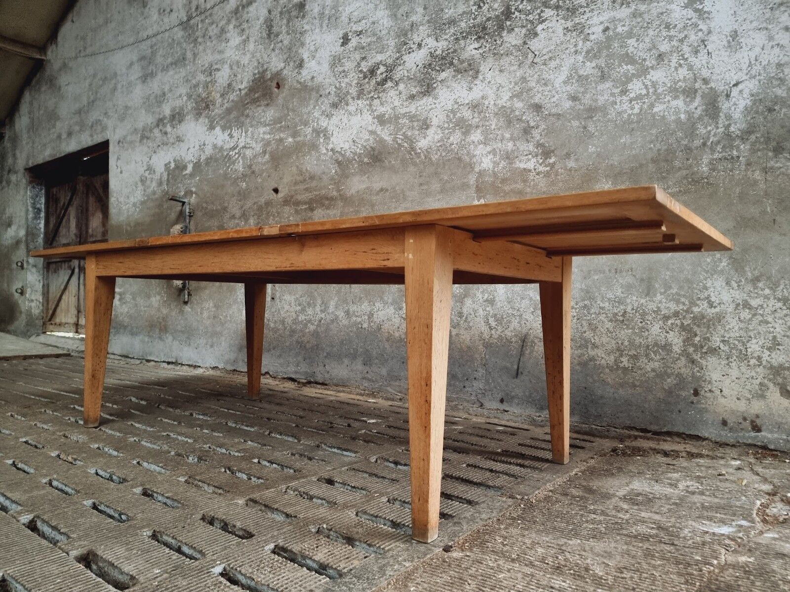 Old oak table dining table XXL